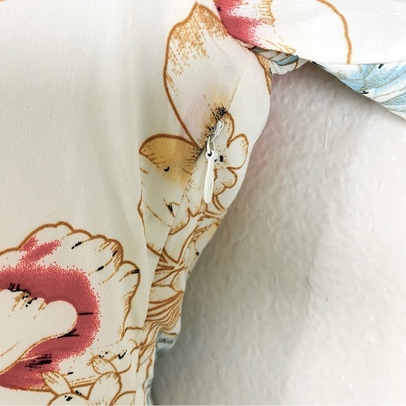 Roolee Spring Floral Maxi Dress Size S - Picture 8 of 12